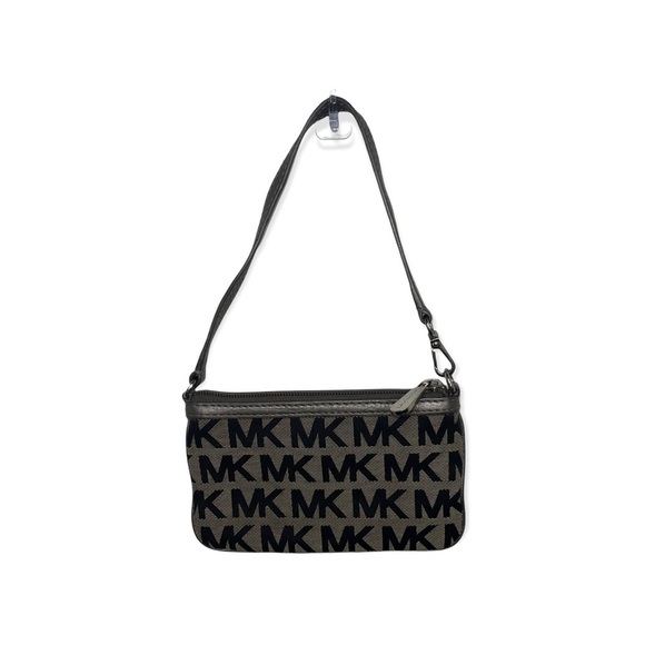 MICHAEL KORS Black & Tan Signature MK Hobo, Wallet & Wristlet Bundle - Picture 15 of 15